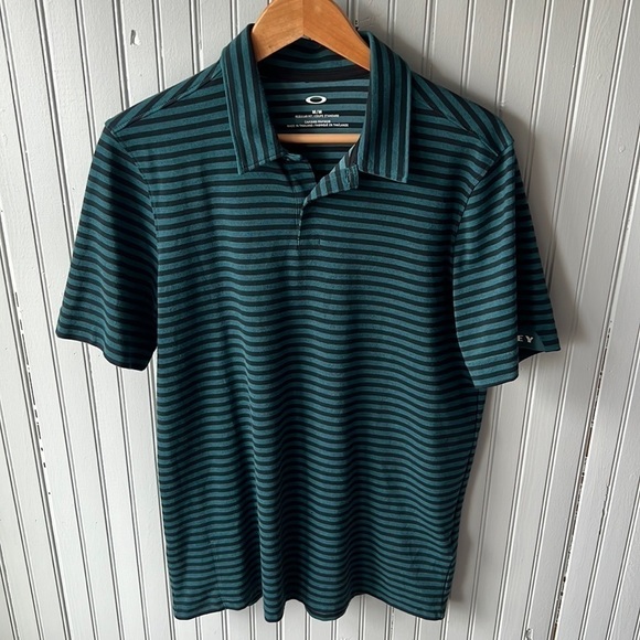 Oakley Men’s Premium Speed Striped Polo - Size Medium - Picture 3 of 11
